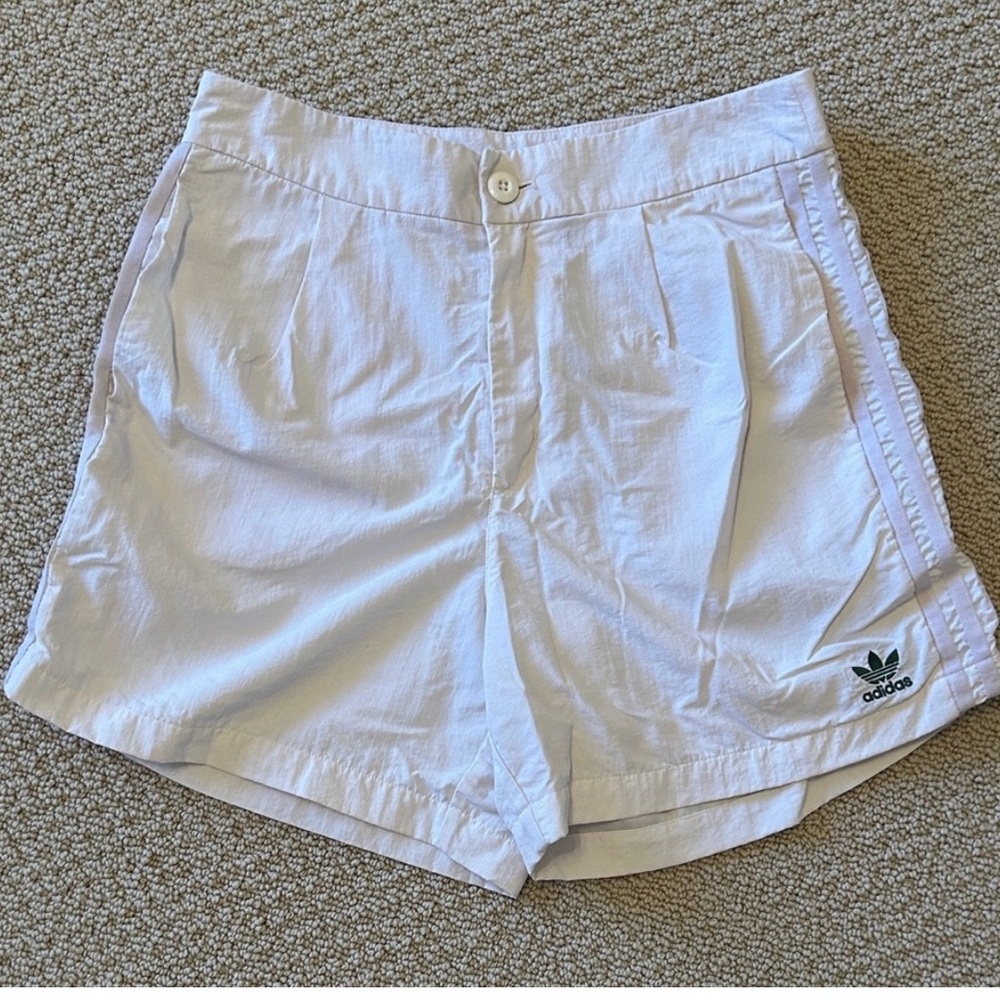 Adidas Women's Off Withe Athletic Shorts